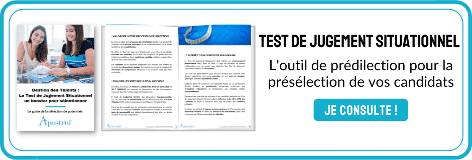 GUIDE Test de Jugement Situationnel levier de la sélection