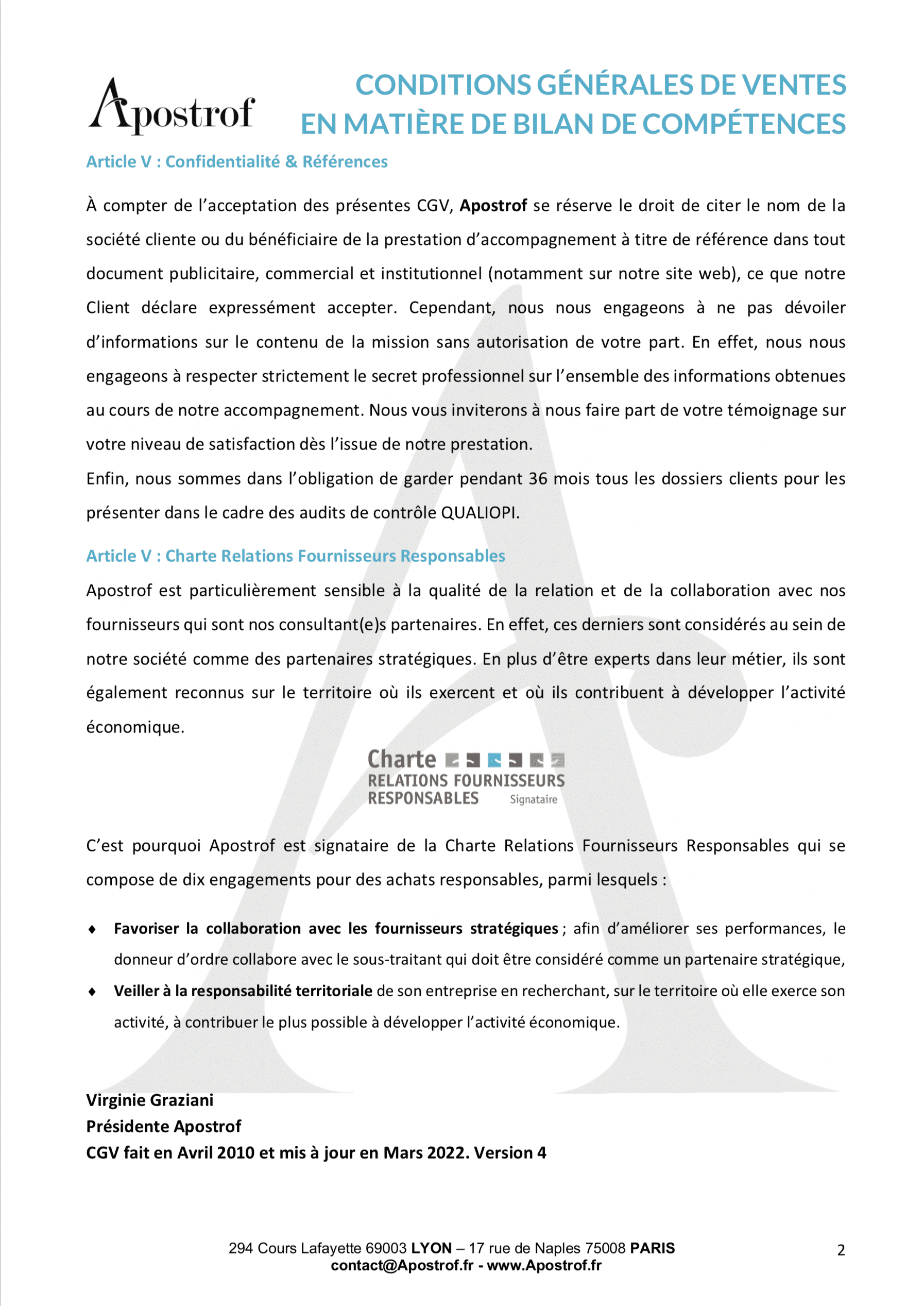 Conditions Générales de Ventes BC P1